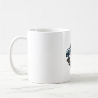 Caneca De Café Adventure Awaits Peaks & Valleys Coffee Mug