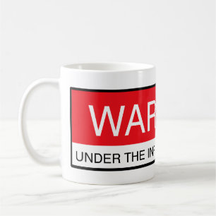 Caneca De Café Advertência sob a influência dos gêmeos