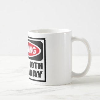 Caneca De Café Advertindo 40
