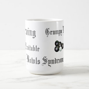 Caneca De Café Advertindo Mulher Grumpy Bowls Com Bolinhos Irritá