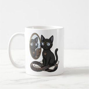 Caneca de Café Advogada Gata Preta Justiça