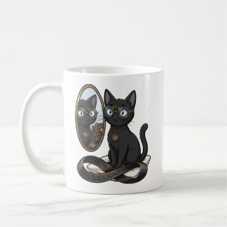 Caneca de Café Advogada Gata Preta Justiça
