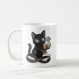 Caneca de Café Advogada Gata Preta Justiça