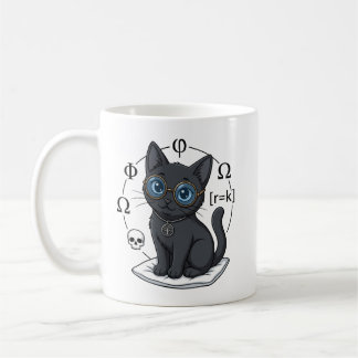 Caneca de Café Advogada Gata Preta Justiça Senhora