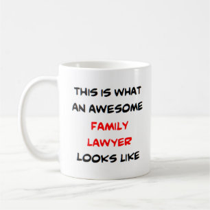 Caneca De Café advogado de família incrível