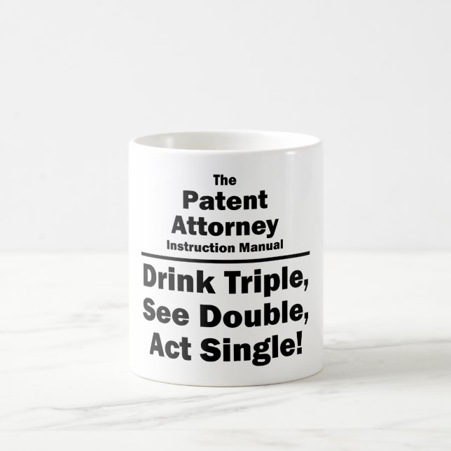 Caneca De Café advogado de patente (Centro)