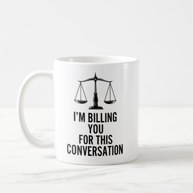 Caneca De Café Advogado Engraçado (Esquerda)