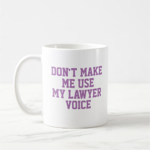 Caneca De Café Advogado Escritório Gift Mug Slogan Engraçado