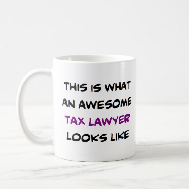 Caneca De Café advogado fiscal, incrível (Esquerda)