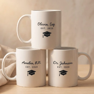 Caneca De Café Advogado   Formatura de Médico Enfermeira Minimali