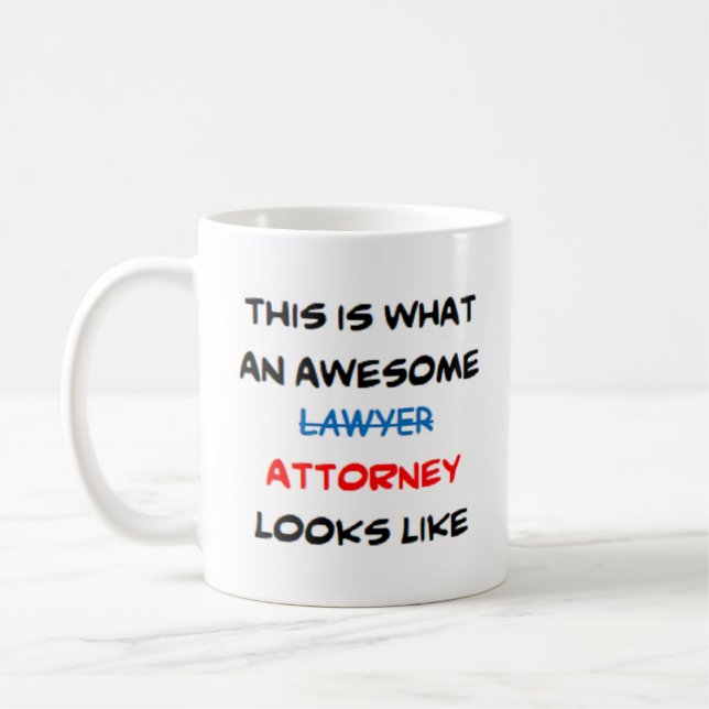 Caneca De Café advogado, incrível (Esquerda)