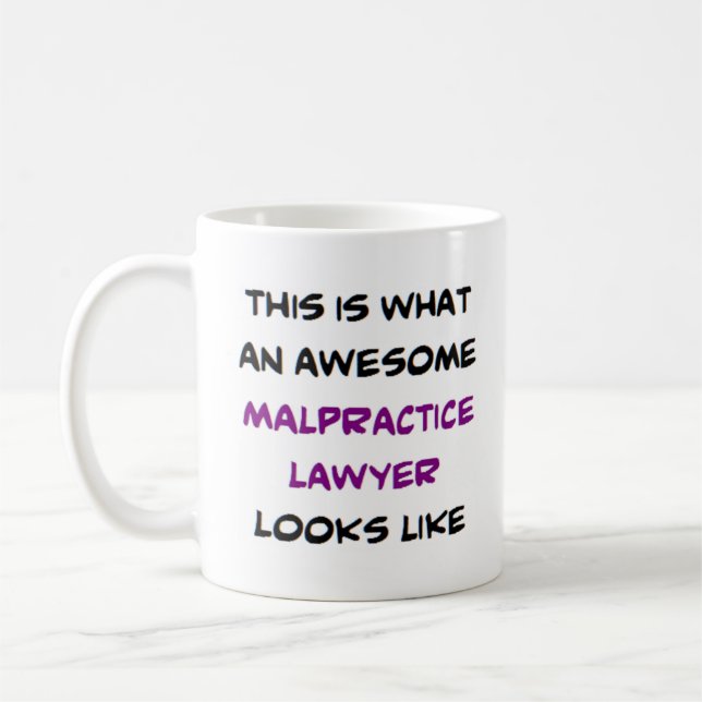 Caneca De Café advogado malicioso, incrível (Esquerda)