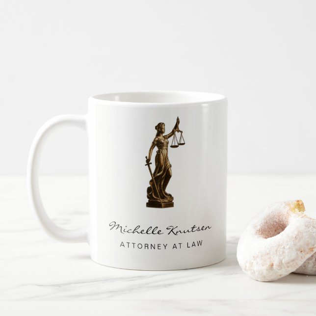 Caneca De Café Advogado Profissional de luxo (Com Donut)
