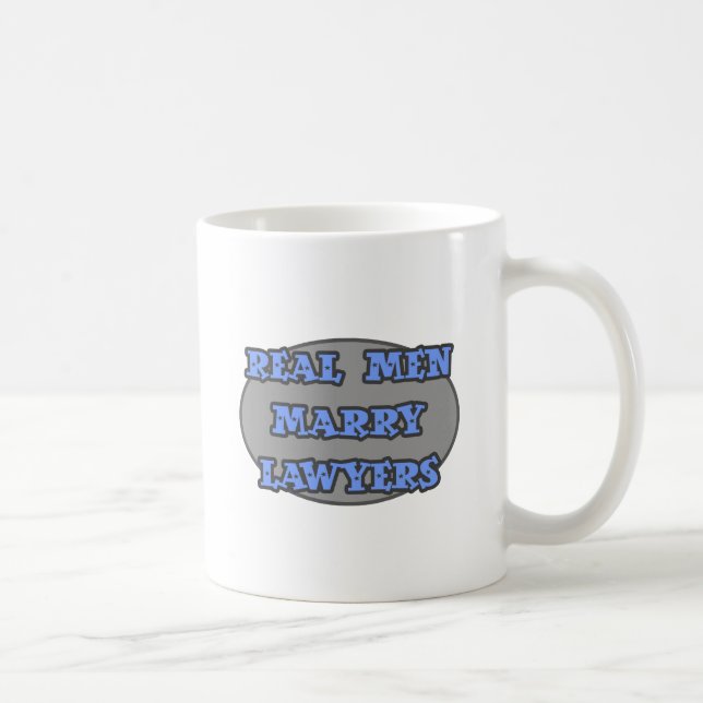 Caneca De Café Advogados Casados do Real Men (Direita)