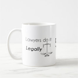 Caneca De Café Advogados fazem isso!