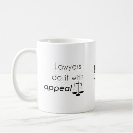 Caneca De Café Advogados fazem isso com