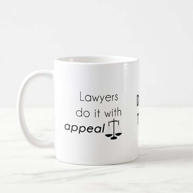 Caneca De Café Advogados fazem isso com (Esquerda)