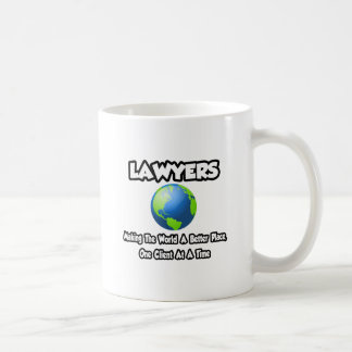 Caneca De Café Advogados... Fazer o mundo um lugar melhor