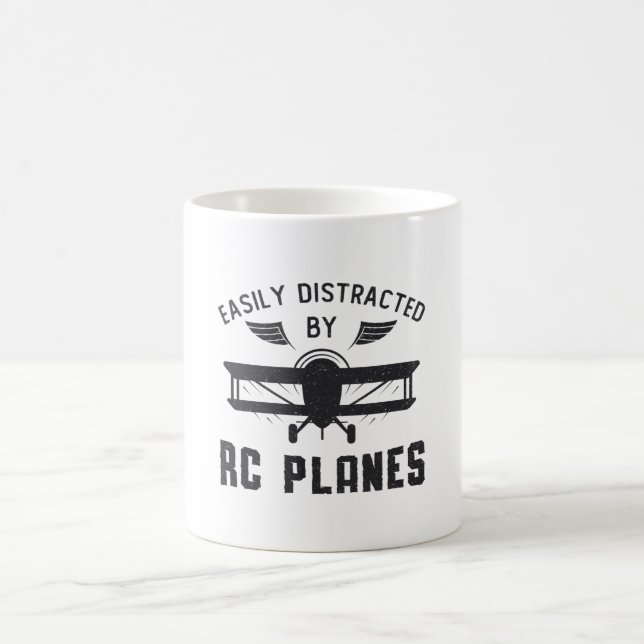 Caneca De Café Aeronave De Avião RC Facilmente Distraída Por Aviã (Centro)