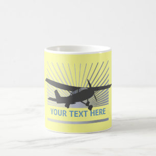 Caneca De Café Aeronaves de alta-asa