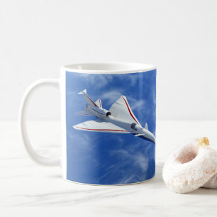Caneca De Café Aeronaves Supersônicas de Baixo Boom X-59
