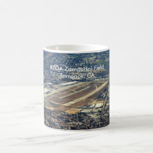 Caneca De Café Aeroporto de Torrance Zamparini, campo de KTOA