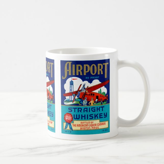 Caneca De Café Aeroporto Hetero Whiskey (Direita)
