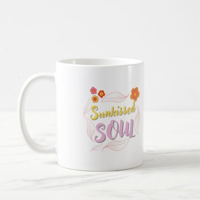 Caneca De Café Aesthetic Quote Mug (Esquerda)