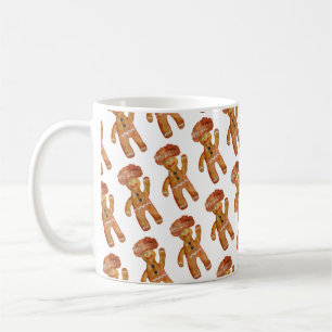 Caneca De Café Afair Hair Gingerbird Man Mug