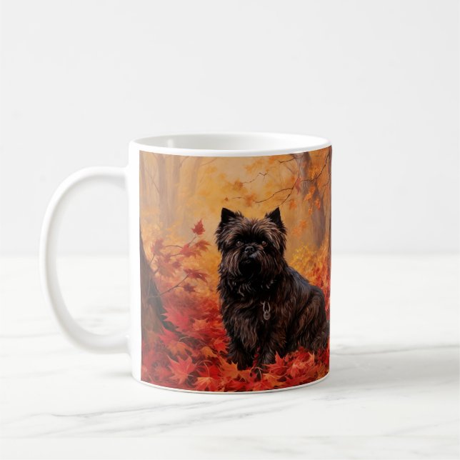 Caneca De Café Affenpinscher deixa cair inspirada (Esquerda)