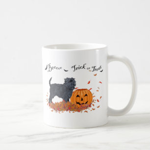 Caneca De Café Affenpinscher Halloween