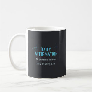 Caneca De Café Afirmação Diária, Meu Potencial É Ilimitado