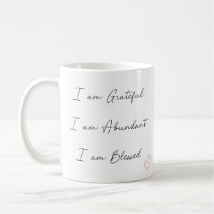 Caneca De Café Afirmação Positiva De Café Mug