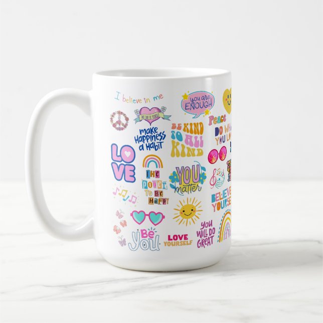 CANECA DE CAFÉ AFIRMAÇÕES AUTOAMOR MUG (Esquerda)