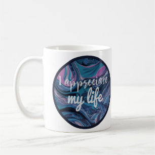 Caneca De Café afirmações motivacionais diárias para o trabalh