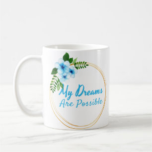 Caneca De Café afirmações positivas para a aceitação da vida