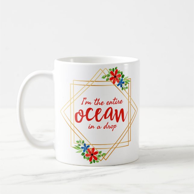 Caneca De Café afirmações positivas para autoaceitação (Esquerda)