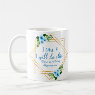 Caneca De Café afirmações positivas para o trabalho e o amor pr