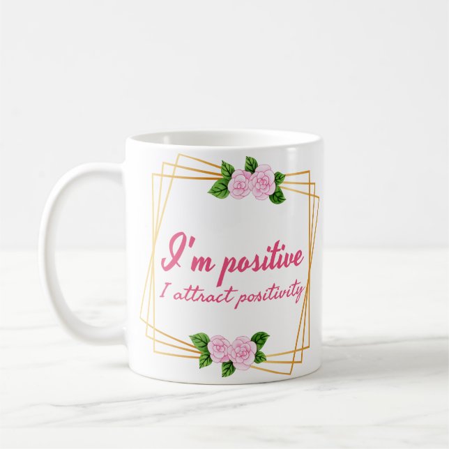 Caneca De Café afirmações víbicas positivas para amor próprio (Esquerda)