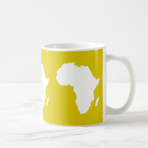 Caneca De Café África Audaciosa do ouro Poppy