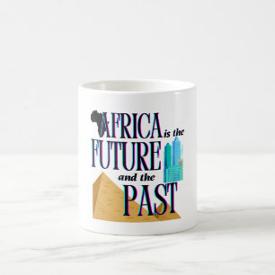 Caneca De Café África é o Futuro & o Passado