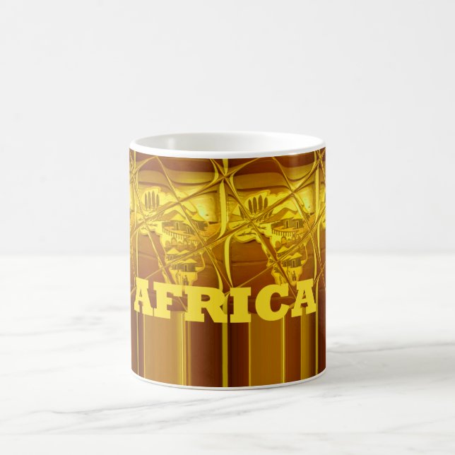 Caneca De Café África Kenya Mug Wrap-Image Modelo (Centro)