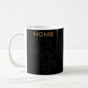 Caneca De Café África Mapa geográfico — África - Casa