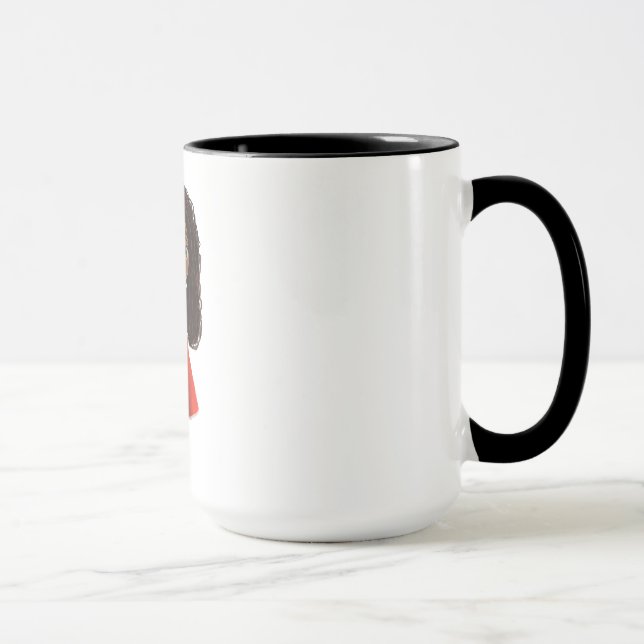 Caneca de café africana da menina (Direita)