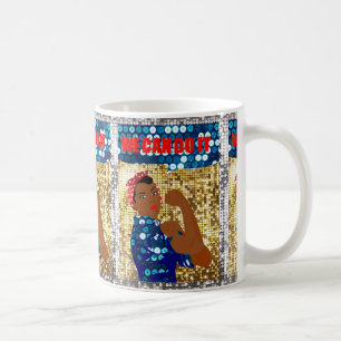 Caneca De Café africano rosie o riveteiro
