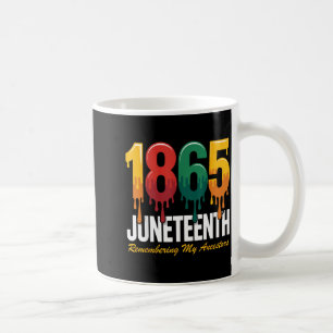 Caneca De Café Afro-americano 1865 juneteenth história negra home