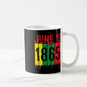 Caneca De Café Afro-americano 19 de junho de 1865