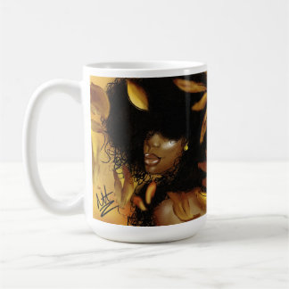 Caneca De Café Afro (Folhas)