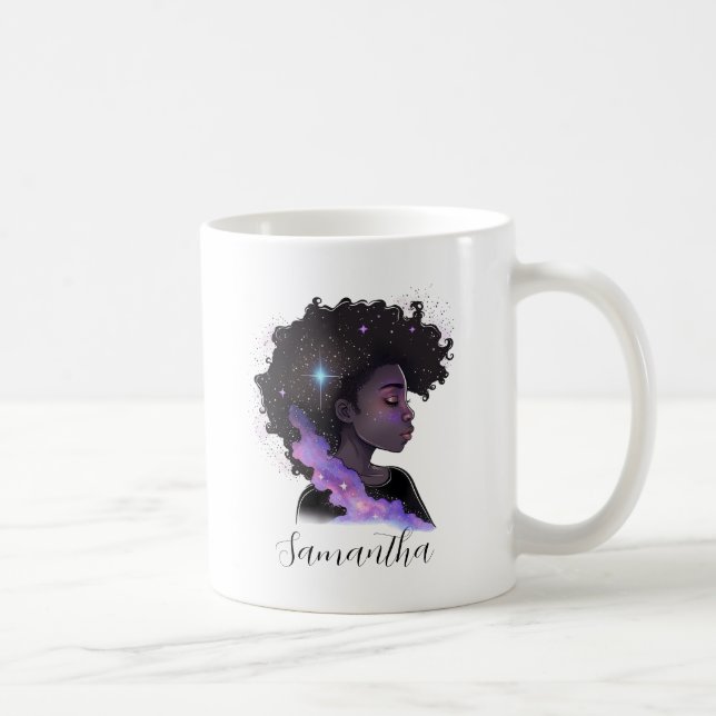 Caneca De Café Afro-Mulher (Direita)