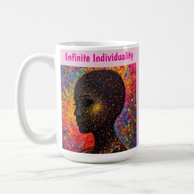 Caneca De Café Afro Nebula Sussurro – Celebração da História Negr (Esquerda)